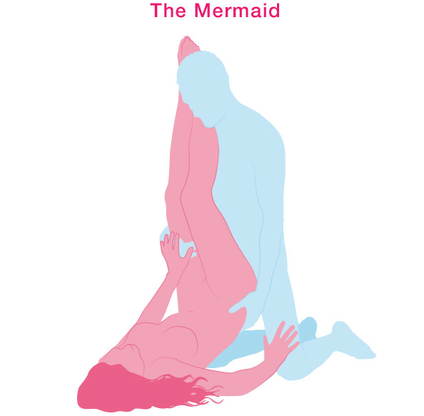 The Mermaid sex position allows for G-spot stimulation. [Photo: Lovehoney]