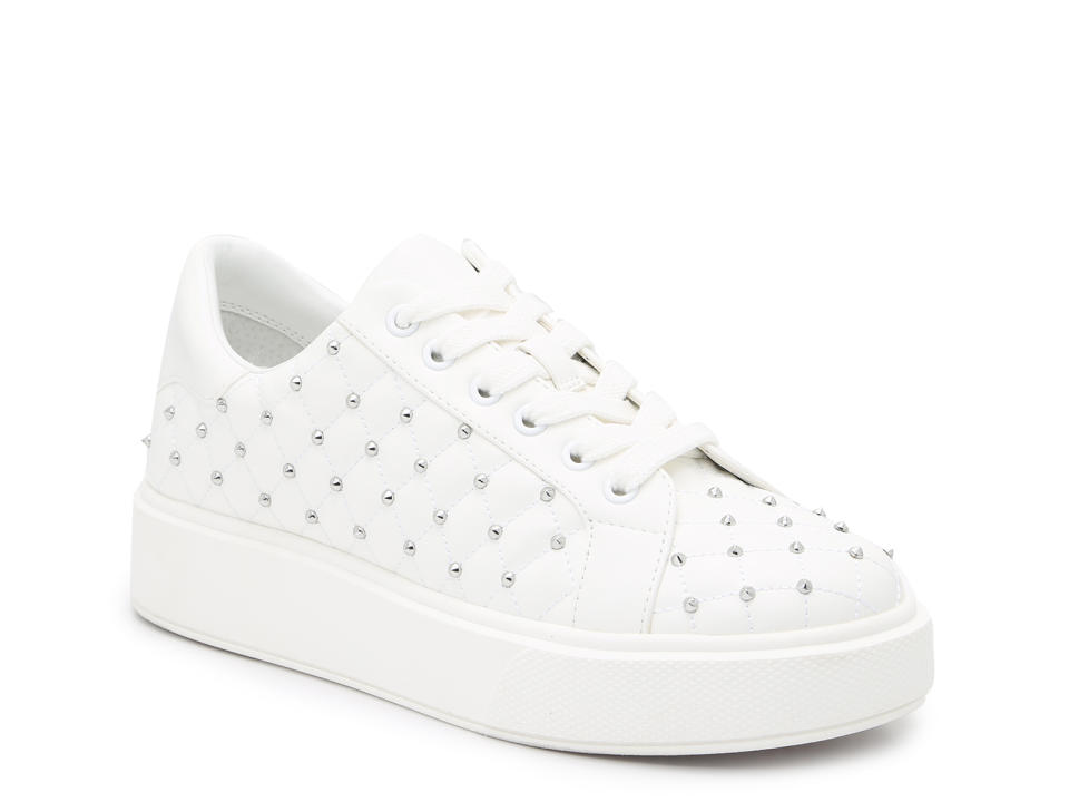 jlo jennifer lopez, studded sneakers