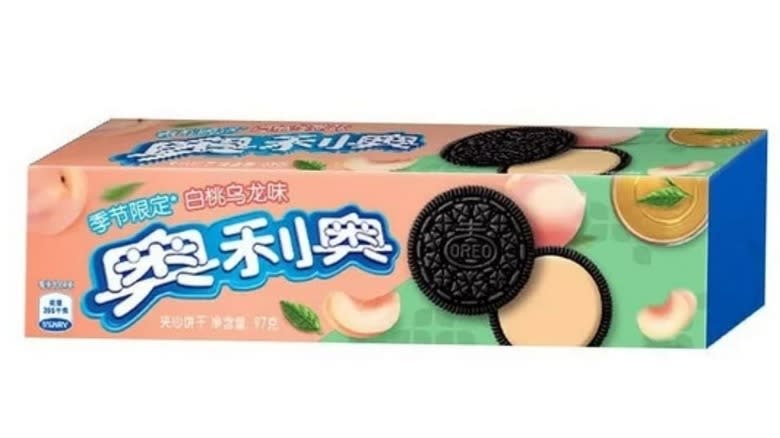 peach oolong Oreos