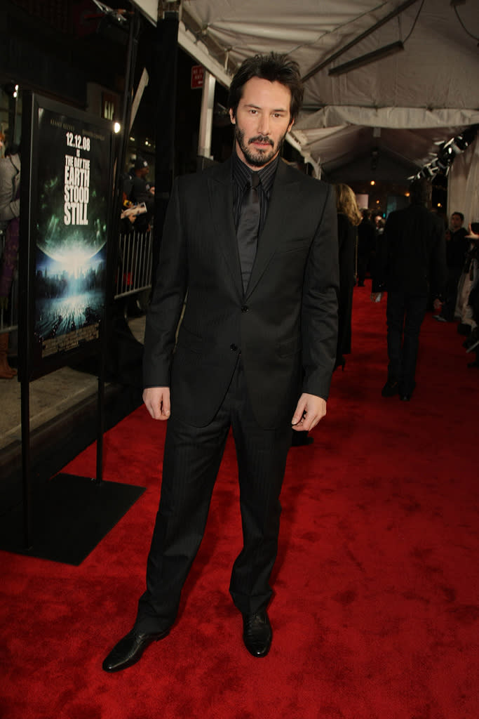 The Day the Earth Stood Still NY Premiere 2008 Keanu Reeves