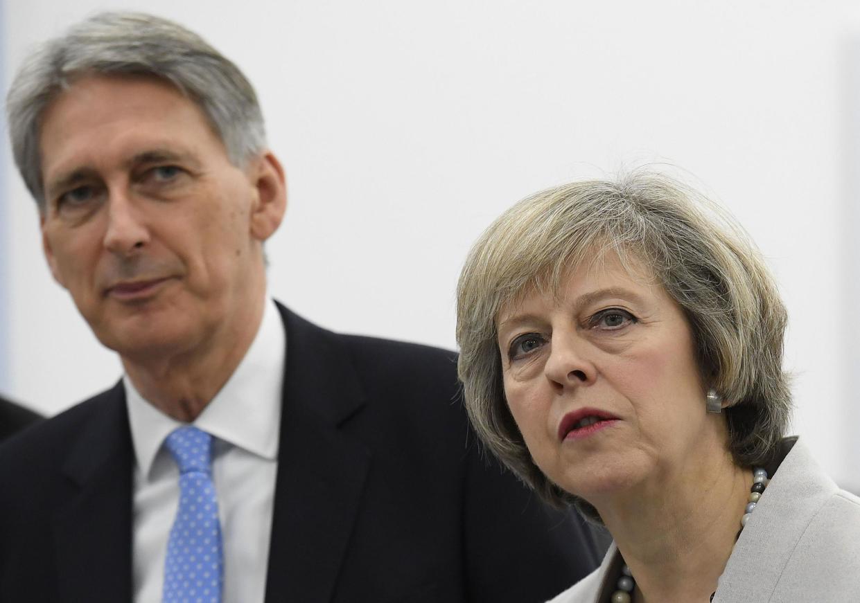 The Prime Minister was so proud of the pledge to create the places at 140 new schools, that she chose to announce it personally the day before Philip Hammond’s Budget statement: Getty