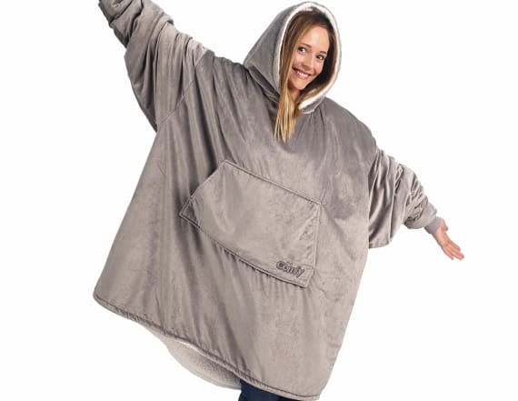 Selena Gomez loves this cozy blanket-sweatshirt from 'Shark Tank