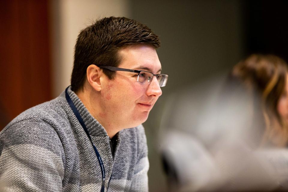 Ottawa County Board Chairman Joe Moss listens during public comment Tuesday, Jan. 10.