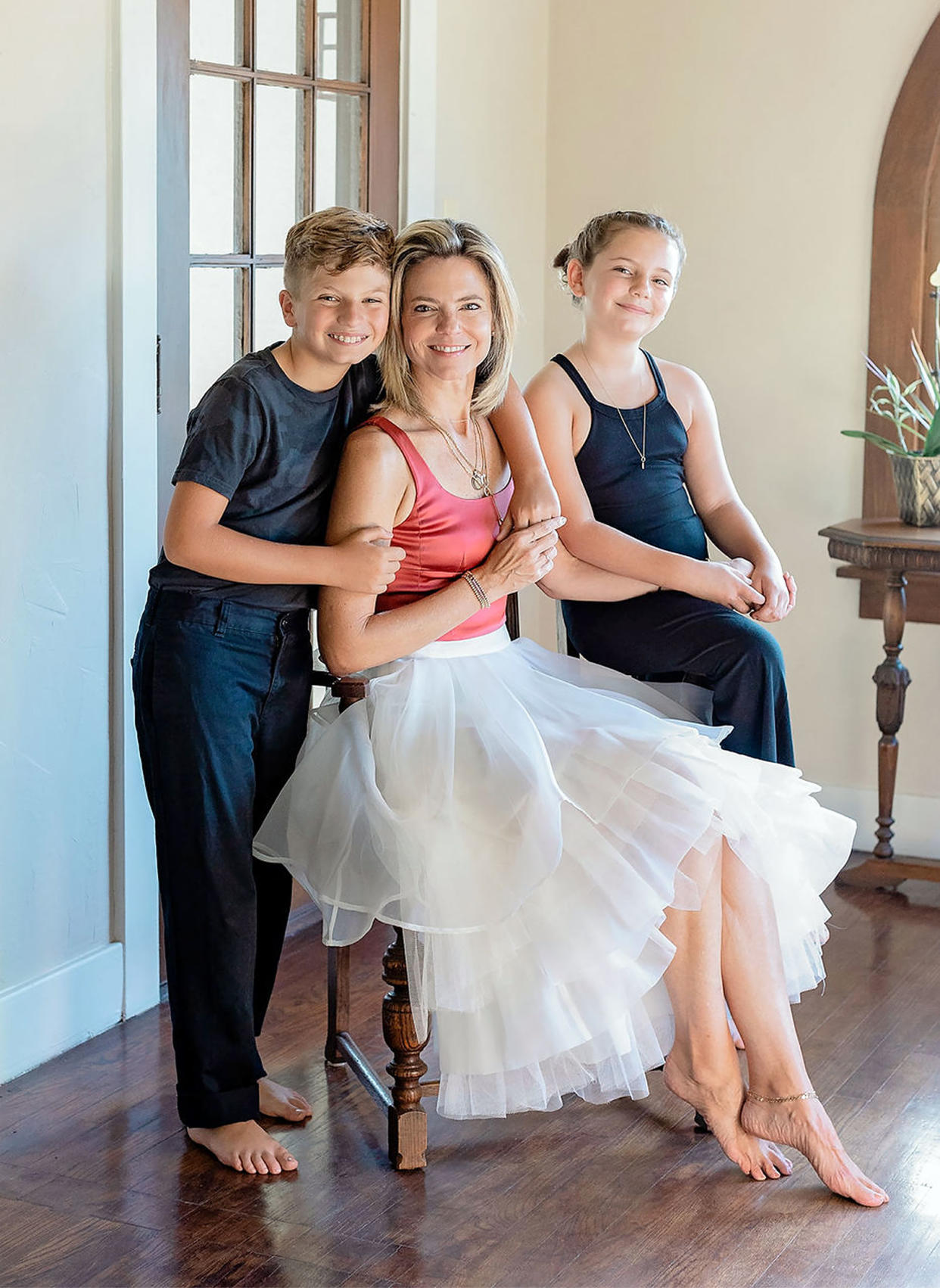 Amy Jordan thinks her children learned resilience by watching her go through treatment for a rare and aggressive cervical cancer. (Courtesy Erin LaBrecque Photography)