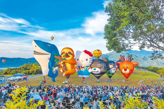 台灣國際熱氣球嘉年華將於6月30日在鹿野高台登場。（蔡旻妤攝）