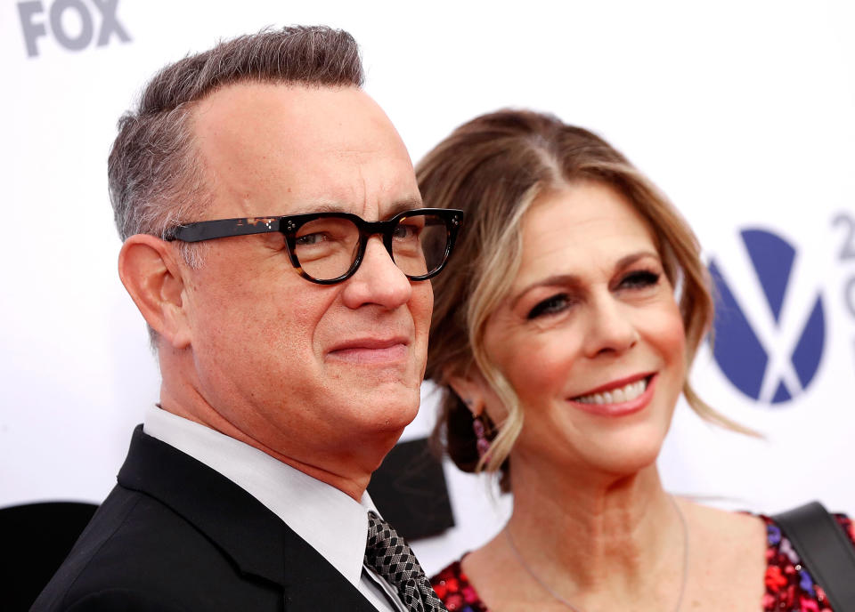 <p>Voilà presque 30 ans que Tom Hanks et Rita Wilson sont mariés. Les deux acteurs ont eu deux enfants ensemble et continuent aujourd’hui de mener de front leur vie professionnelle et leur vie familiale. Crédit photo : Getty Images </p>