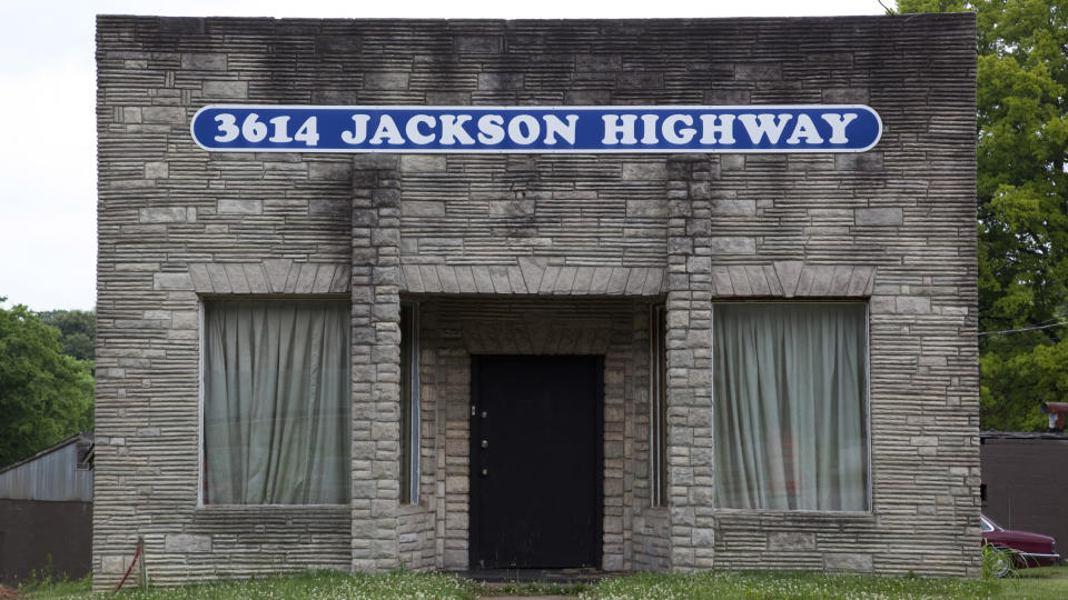 Muscle Shoals recording studio exterior