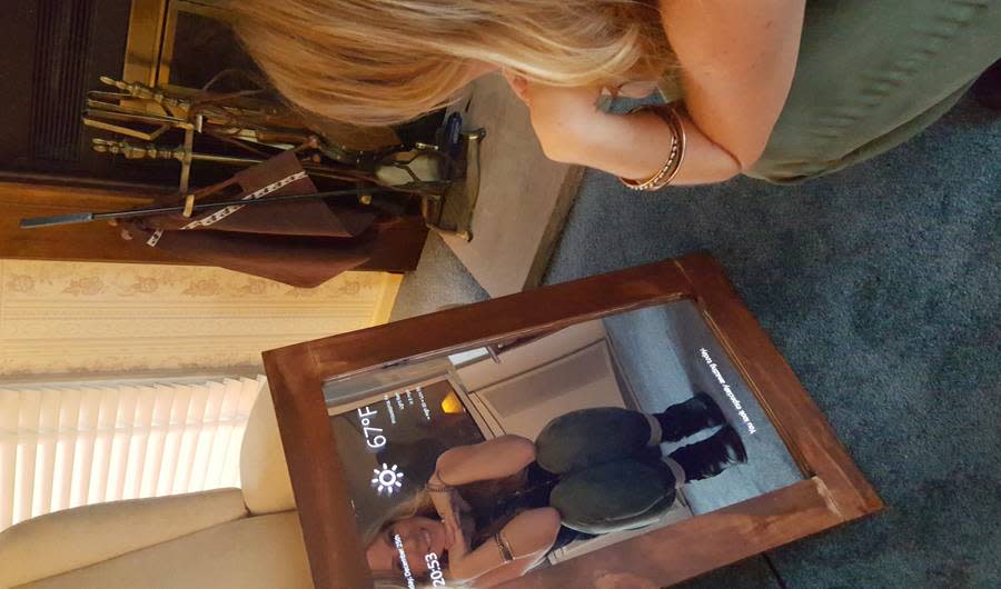 This Dude's Real-Life Magic Mirror Is Absolutely Genius