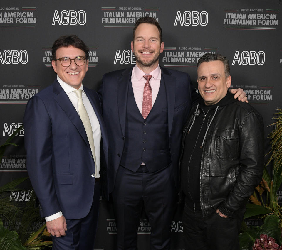 Anthony Russo, Chris Pratt and Joe Russo