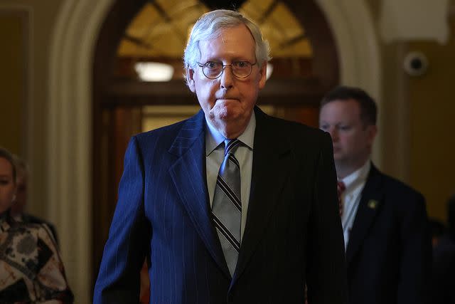 Kevin Dietsch/Getty Images Senate Minority Leader Mitch McConnell
