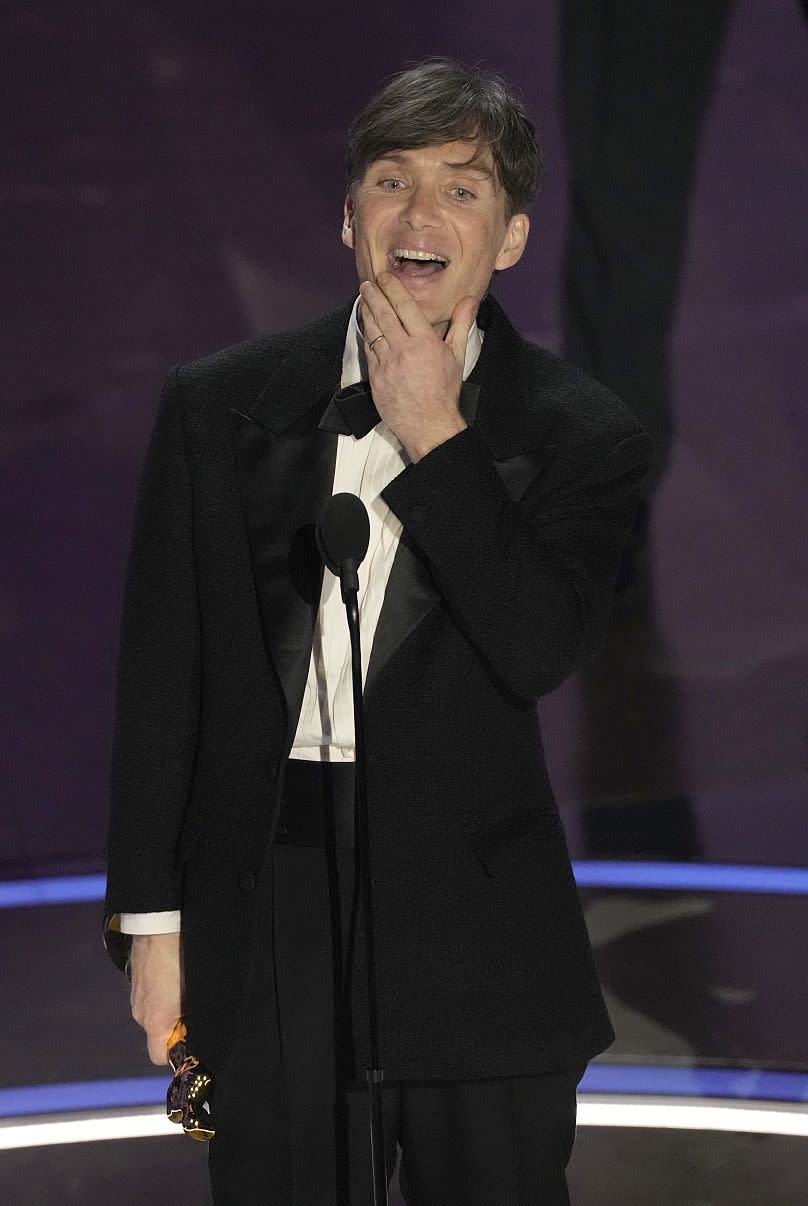 Cillian Murphy wins Best Actor for Oppenheimer