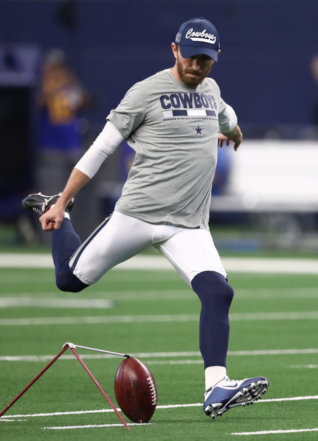 Cowboys kicking woes continue, as new kicker boots it out of bounds on his  first kickoff