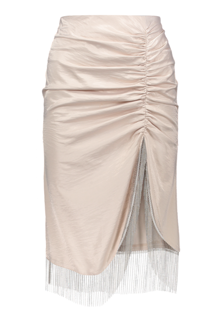 <p>Ruched ivory midi skirt</p><p><a class="link " href="https://go.redirectingat.com?id=127X1599956&url=https%3A%2F%2Fwww.nastygal.com%2Fgb%2Fwhats-new&sref=http%3A%2F%2Fwww.cosmopolitan.com%2Fuk%2Ffashion%2Fstyle%2Fg28097685%2Femily-ratajkowski-nasty-gal%2F" rel="nofollow noopener" target="_blank" data-ylk="slk:Shop now;elm:context_link;itc:0;sec:content-canvas">Shop now</a></p>