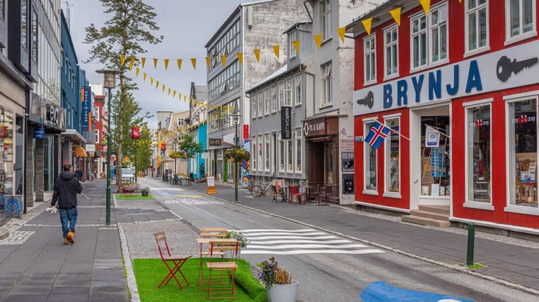 Street in Reykjavík, Iceland