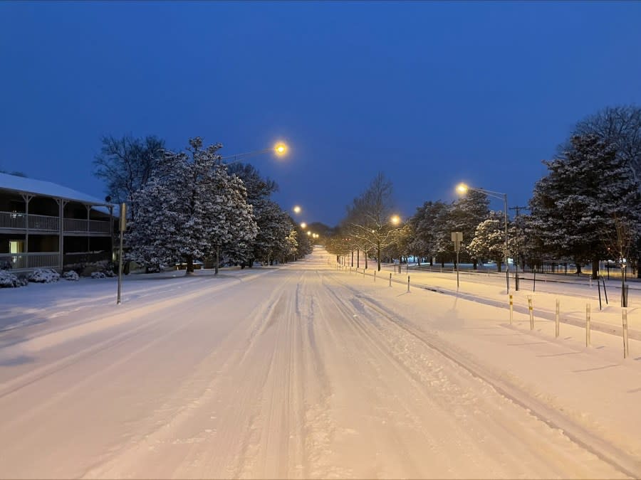 Snow in Nashville (Courtesy: Nashville Office of Emergency Management)