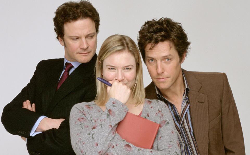 Colin Firth (left), Renée Zellweger and Hugh Grant starred in the earlier films