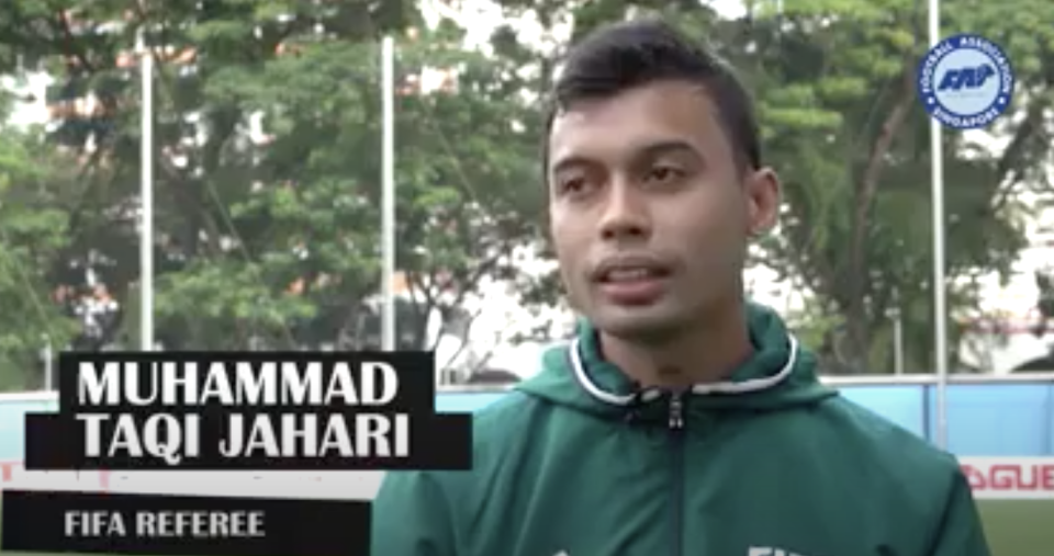 Singaporean Muhammad Taqi Jahari chosen as VAR referee at World Cup 2022. (SCREENSHOT: YouTube)