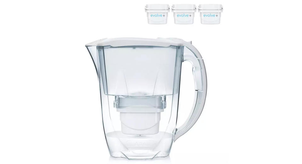 Aqua Optima Oria Water Filter Jug with 3 Filter Cartridges