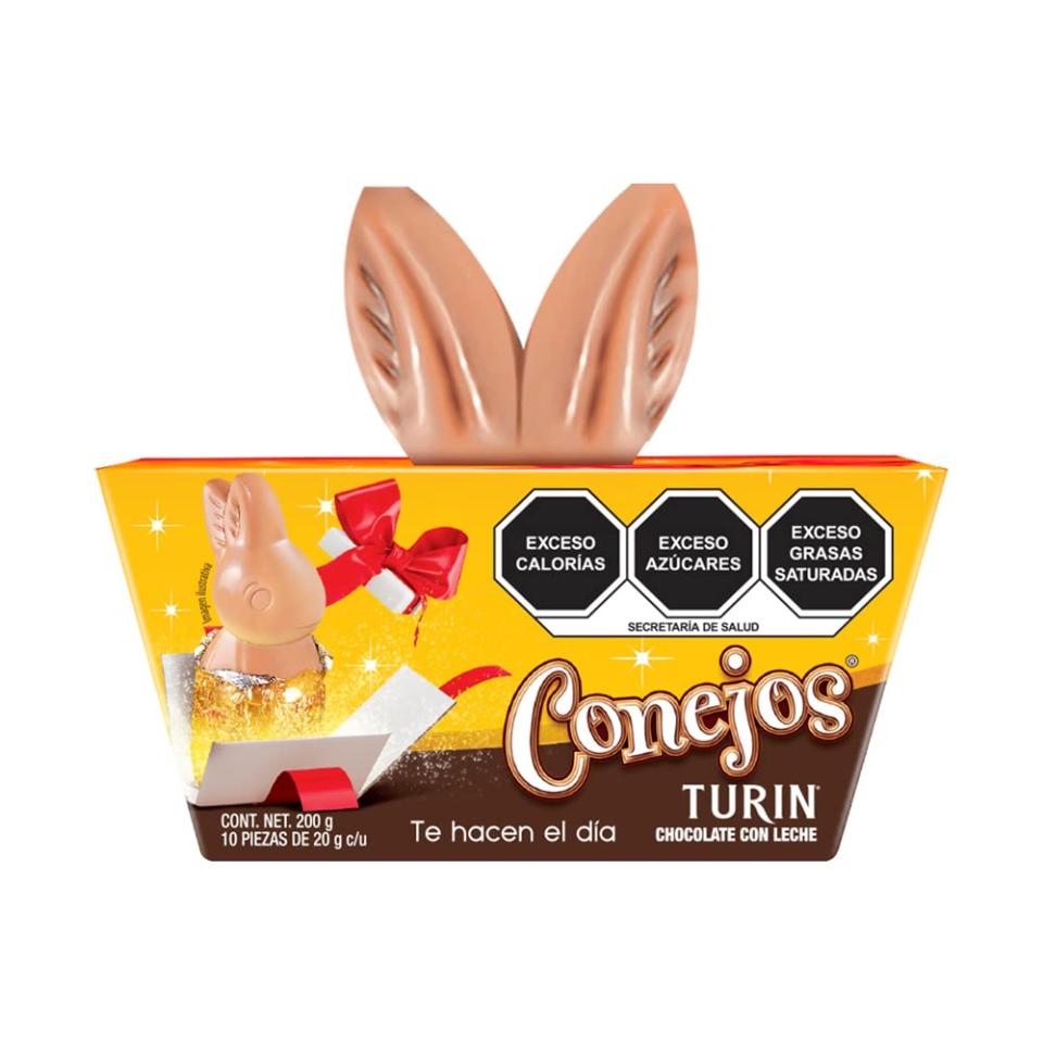 Chocolates Turín conejos 10 piezas