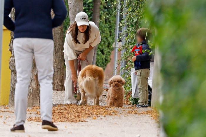 Tamara Falcó con sus perros