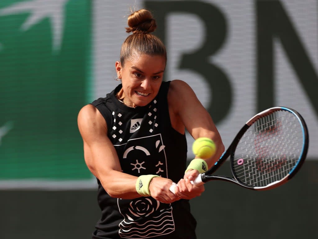 Sakkari was knocked out in the second round in Paris (Getty Images)