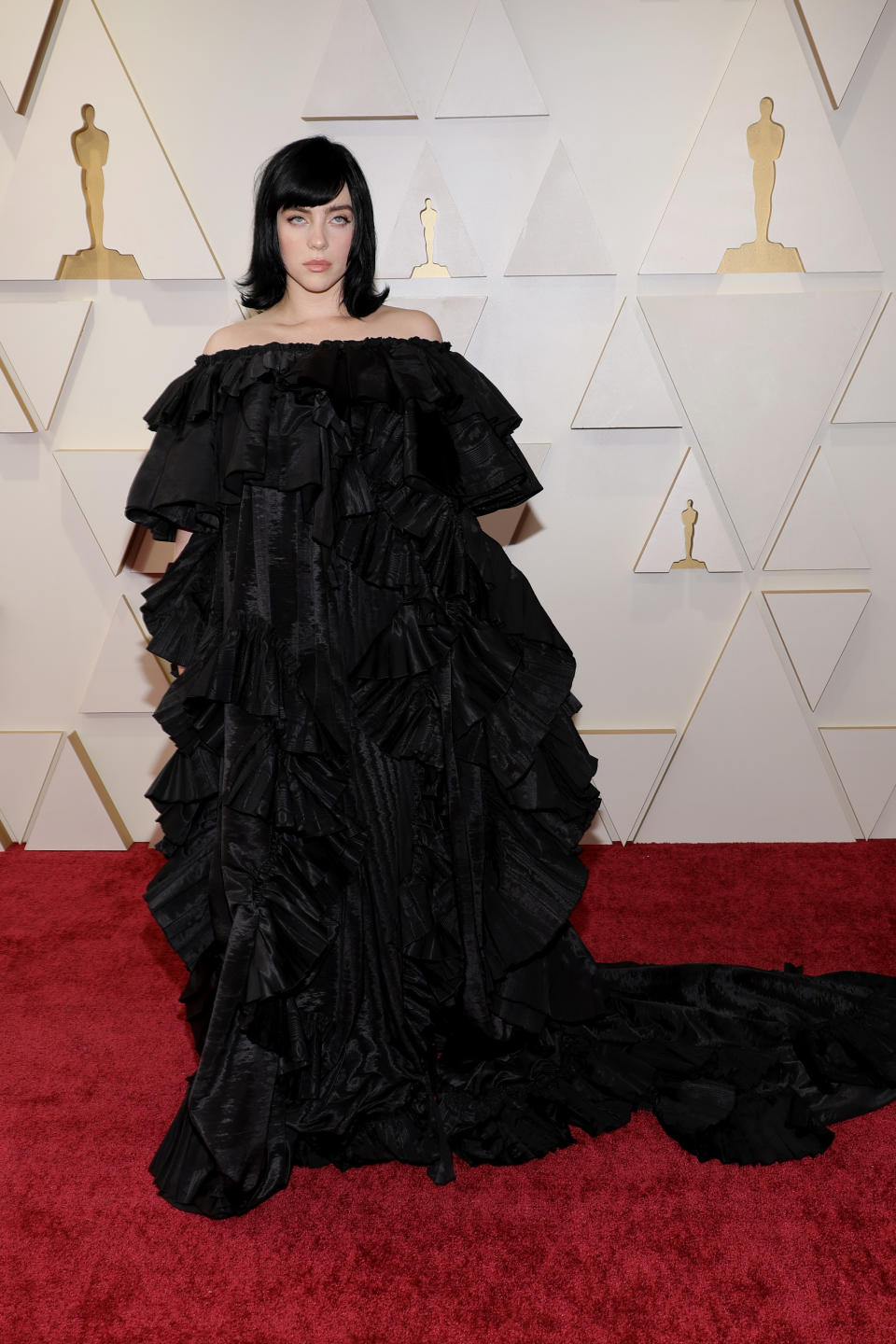 Billie Eilish on the Oscars Red Carpet 2022