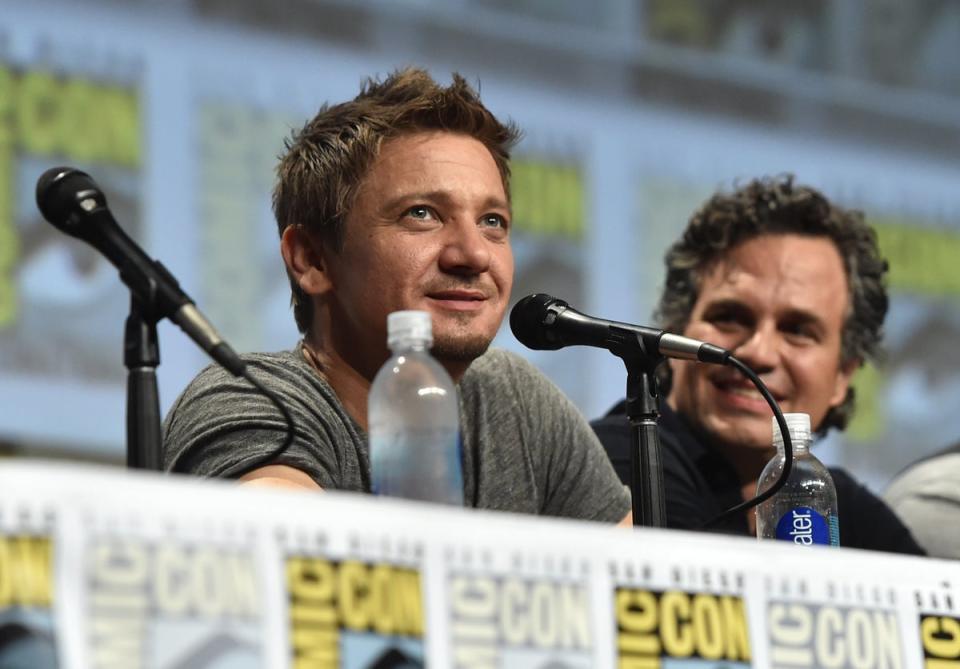 Mark Ruffalo has asked for prayers for injured friend and Marvel co-star Jeremy Renner (Alberto E Rodriguez / Getty Images for Disney)