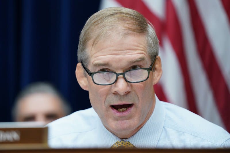 Rep. Jim Jordan, R-Ohio, chairman of House judiciary committee, says he and oversight committee chairman James Comer will issue new subpoenas to Hunter Biden in the coming months as part of their impeachment inquiry into President Joe Biden. File Photo by Bonnie Cash/UPI