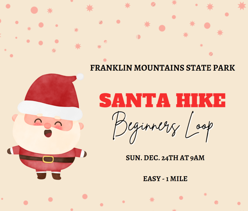 Franklin Mountains State Park programs for December