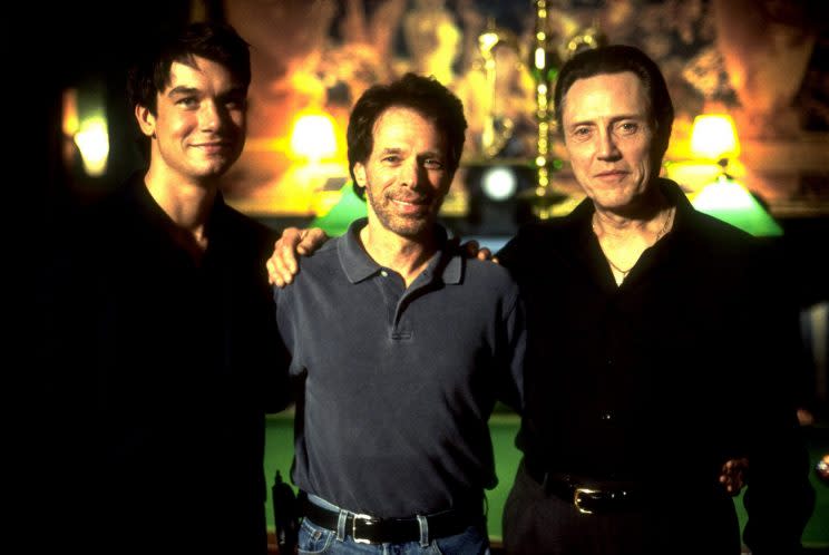 Jerry O’Connell and Christopher Walken stand on either side of producer Jerry Bruckheimer. (Photo: Warner Bros./Everett)