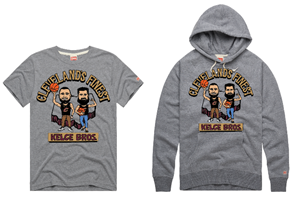 The Cavs Team Shop and Center Court will launch a Kelce brothers collaboration T-shirt and hoodie. A portion of the proceeds from the limited edition merchandise will go toward Heights Schools Foundation Initiatives.