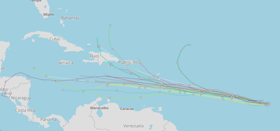 Tropical Storm Bret 5 a.m. June 20, 2023.