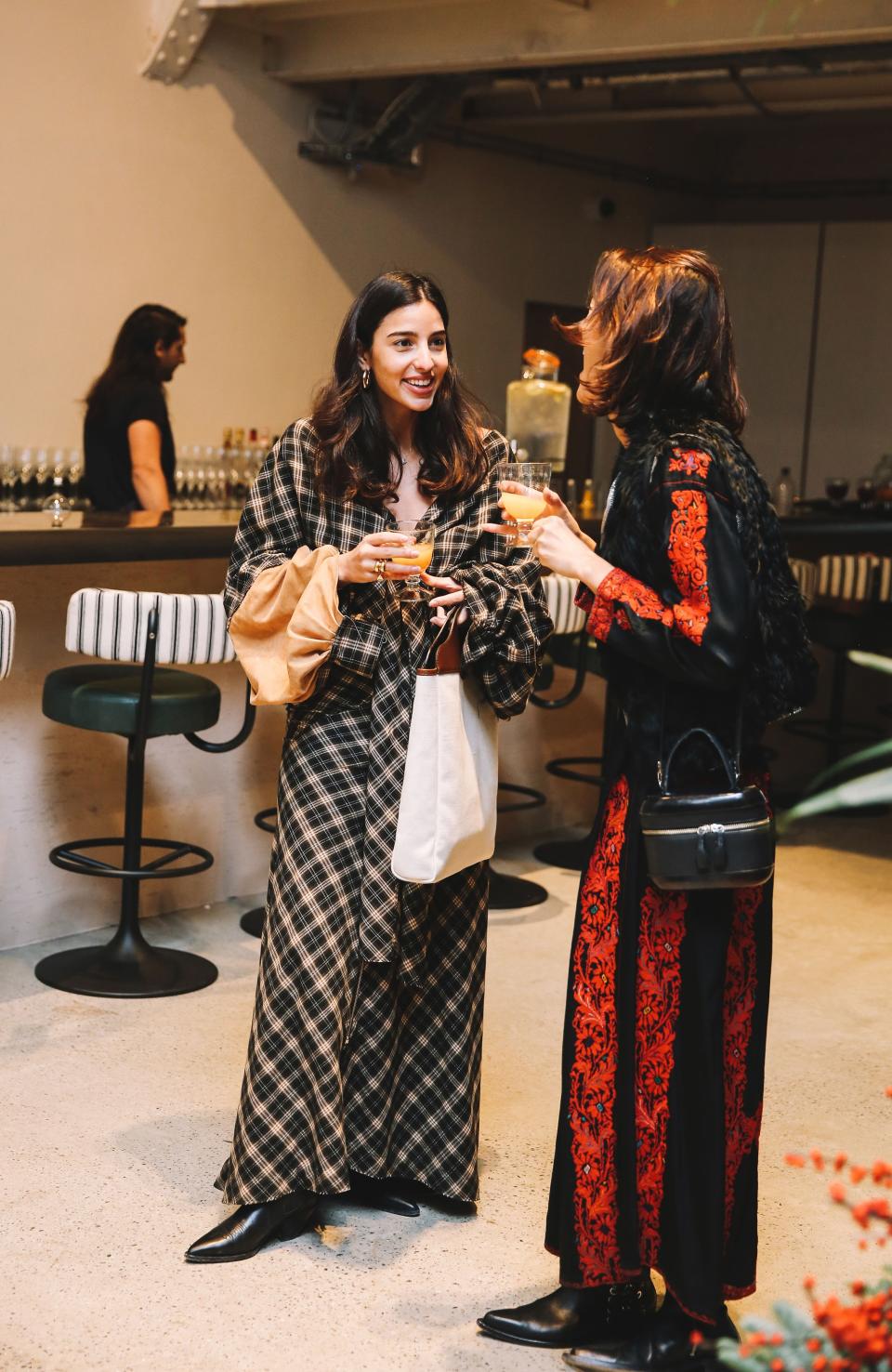 Bettina Looney and Hikari Yokoyama at the Muzungu Sisters lunch at Wild by Tart