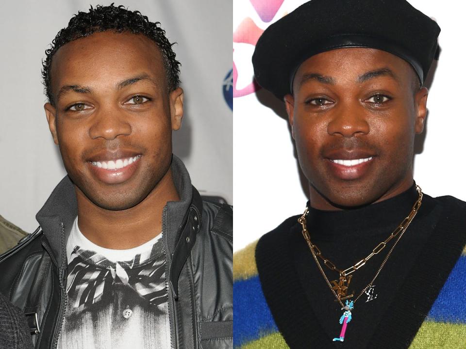 todrick hall during his american idol run and at a 2021 charity event