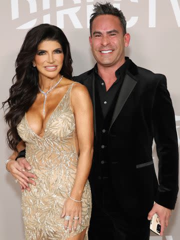 <p>Monica Schipper/Getty</p> Teresa Giudice and Luis "Louie" Ruelas