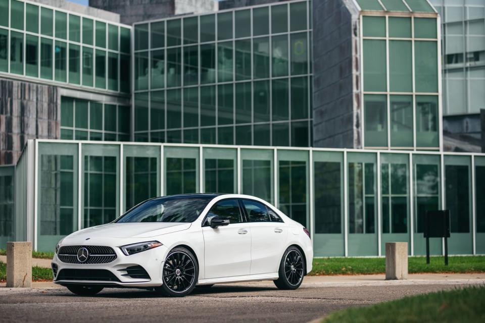 <p>The 4MATIC version hits 60 mph in 6.1 seconds, matching <a rel="nofollow noopener" href="https://www.caranddriver.com/reviews/2017-mercedes-benz-cla250-review" target="_blank" data-ylk="slk:the last CLA25o we tested;elm:context_link;itc:0;sec:content-canvas" class="link ">the last CLA25o we tested</a> despite being down 20 ponies and 37 pound-feet. </p>