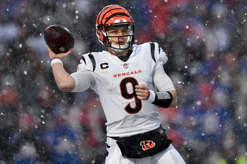 Cincinnati Bengals quarterback Joe Burrow is looking to take his team back to the Super Bowl for the second year in a row.