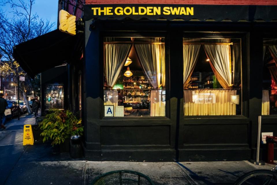 The Golden Swan is housed where the now-closed Spotted Pig was located. EMMY PARK