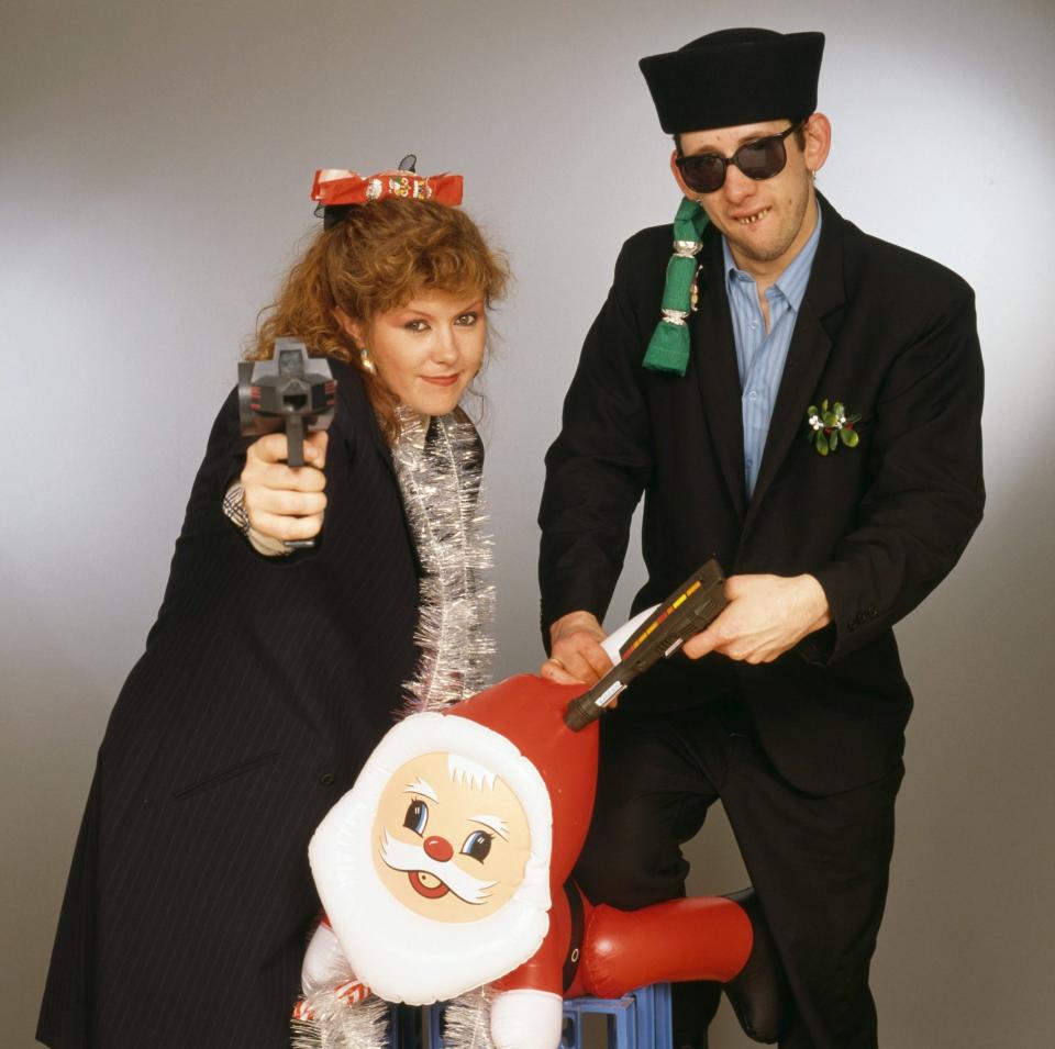 Kirsty MacColl and Shane MacGowan