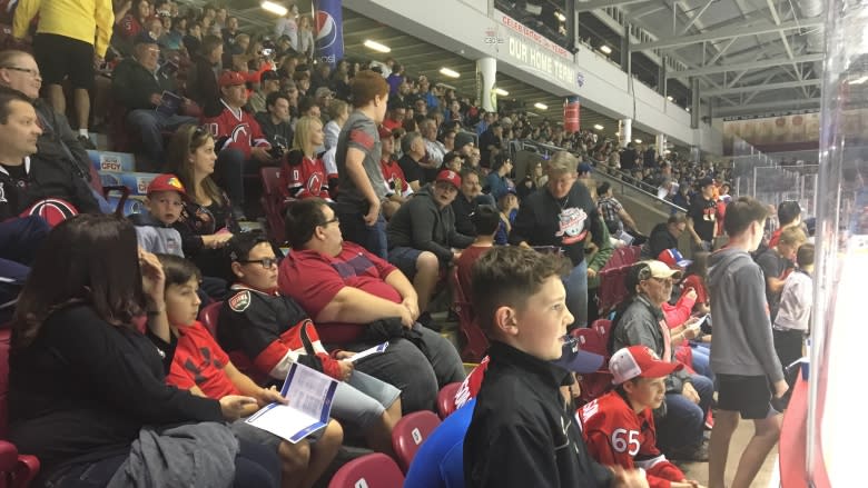 'I'm having a ball': Fans enjoy Kraft Hockeyville NHL preseason game despite the scoreline