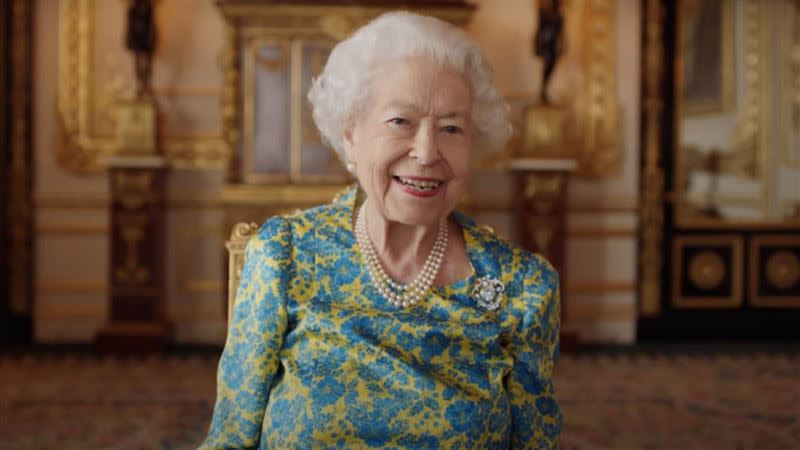 英國女王伊麗莎白二世逝世，享耆壽96歲。（圖／翻攝自The Royal Family YouTube）