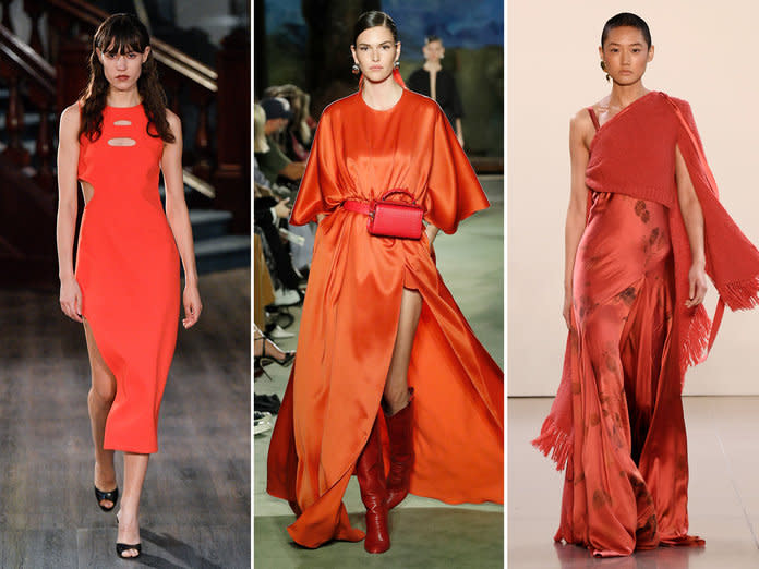 Brandon Maxwell; Eckhaus Latta; Alejandra Alonso Rojas. Getty Images