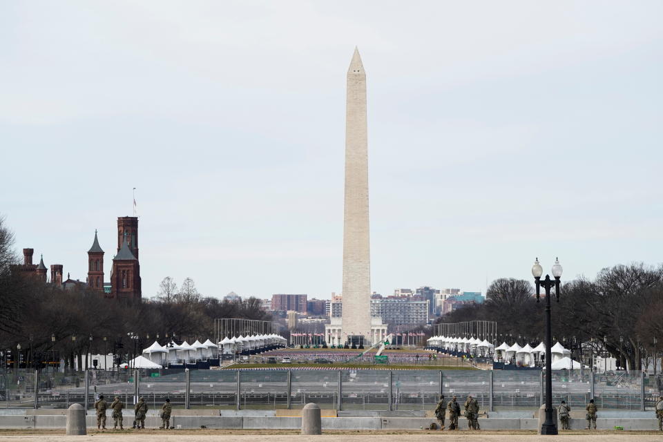 Washington blindada antes de la toma de posesión de Biden