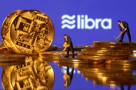 FILE PHOTO: Libra logo in illustration picture