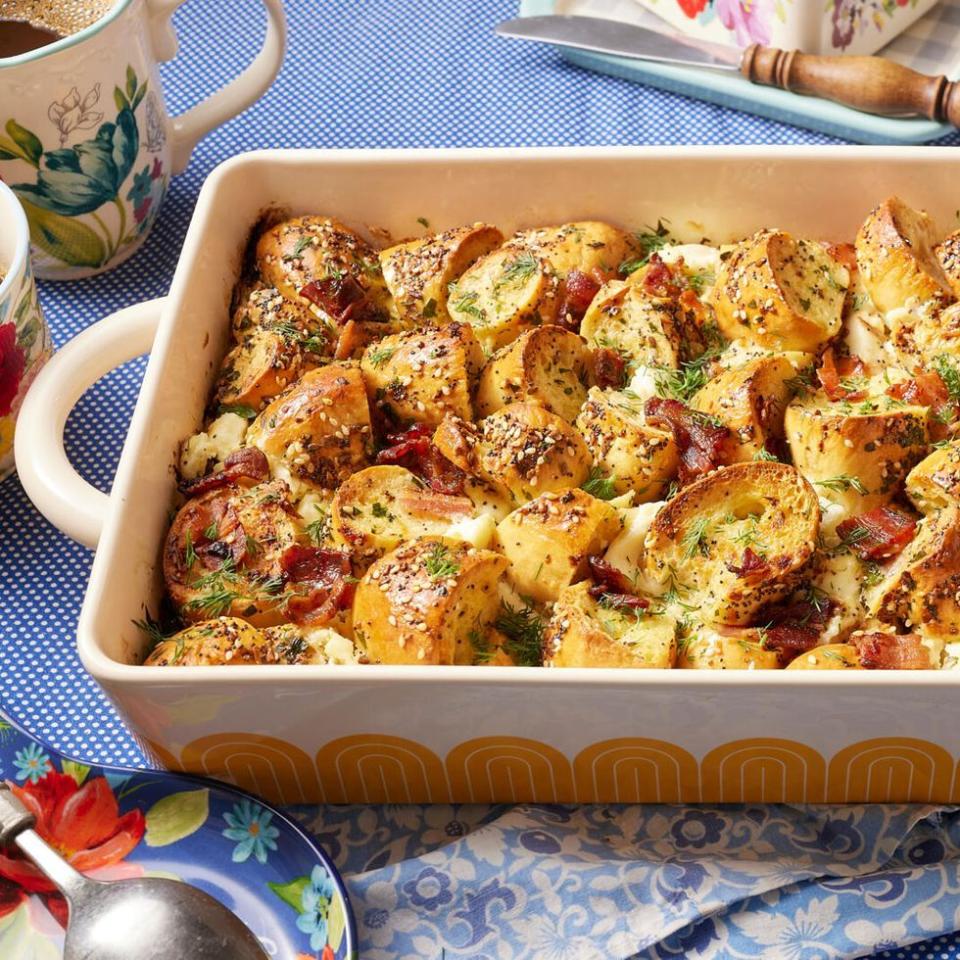 everything bagel casserole mothers day brunch recipe