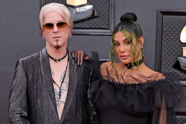 <p>Frazer Harrison/Getty </p> John 5 and Rita Lowery in 2022