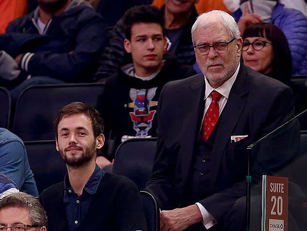 Phil Jackson watches the kids just fritter it all away. (Getty Images)