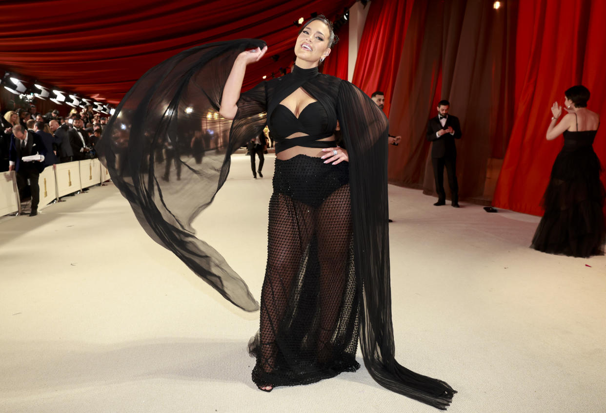 HOLLYWOOD, CALIFORNIA - MARCH 12: Ashley Graham attends the 95th Annual Academy Awards on March 12, 2023 in Hollywood, California. (Photo by Emma McIntyre/Getty Images)