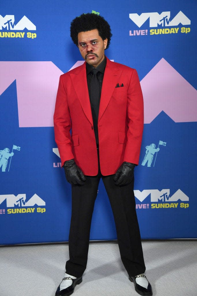 The Weeknd at MTV Video Music Awards on August 30, 2020, in New York City.