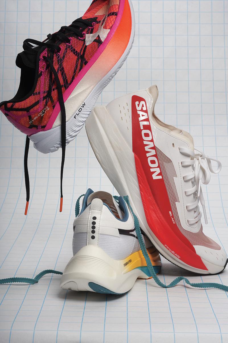 Under Armour, Diadora, Salomon super shoes